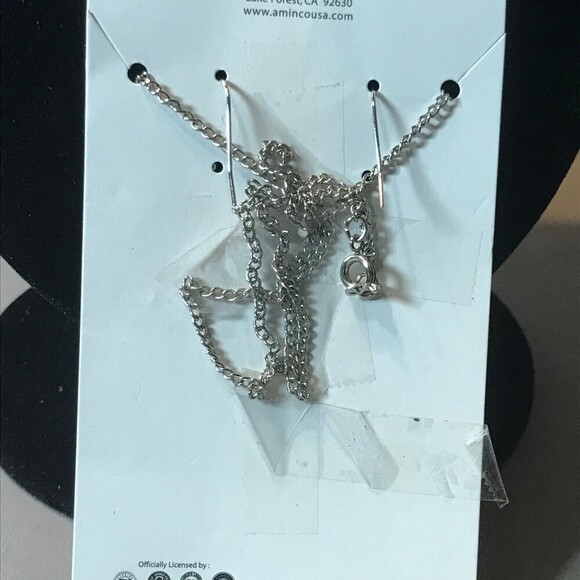 MLB Chicago Cubs Necklace and Earrings Set Baseball Jewelry - Picture 3 of 3